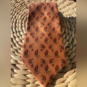 100% silk Salvatore Ferragamo fall trees necktie